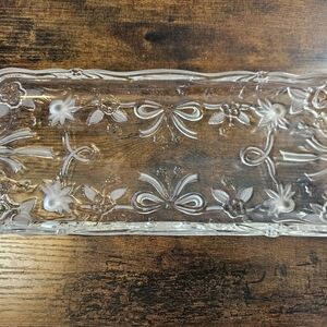 Vintage Walther Glass Serving Tray